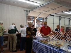 Perusing the dessert line